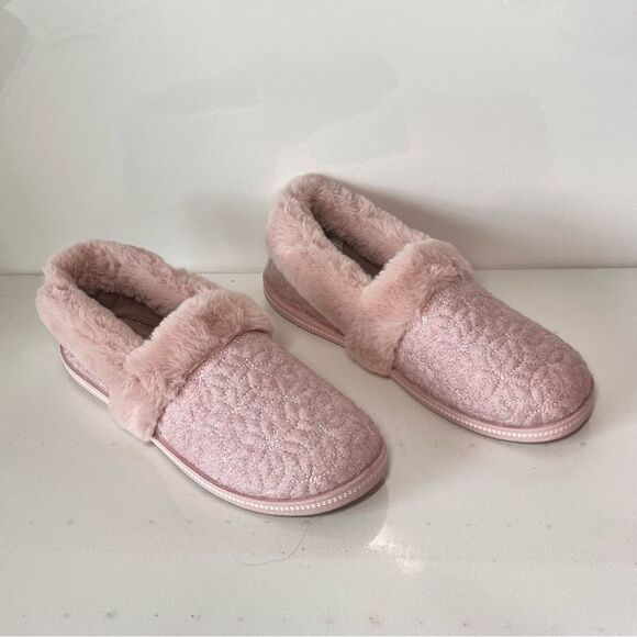 Skechers Bright Blossom Cozy Campfire Floral Quilted Slipper - Picture 2 of 7